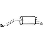 Bosal Geluiddemper achter 185-359