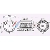 Ava Cooling Elektromotor, interieurventilator TO8740