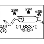 MTS 01.68370 Einddemper
