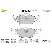 Valeo 301322 Remblokken