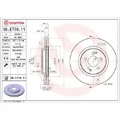 Brembo Remschijf PRIME LINE - UV Coated 09.E776.11