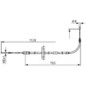 Bosch Trekkabel, parkeerrem 1 987 482 867