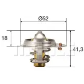 MAHLE ORIGINAL TX 85 82 Thermostaat, koelvloeistof