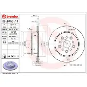 Brembo 09.B453.11 Remschijf