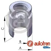 AUTOFREN SEINSA Zuiger, remklauw D02568, achter