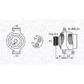MAGNETI MARELLI 063377028010 Dynamo / Alternator