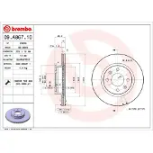 Brembo Remschijf 09.A867.10