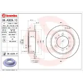 Brembo 08.A329.11 Remschijf