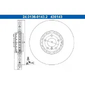 Ate 24.0136-0143.2 Remschijf