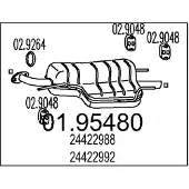 MTS 01.95480 Einddemper