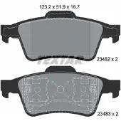 Textar Remblokset 2348202, achter