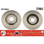 TRW Remschijf DF4064