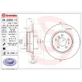 Brembo 08.5580.11 Remschijf