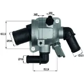 MAHLE ORIGINAL Thermostaat, koelvloeistof TI 173 88