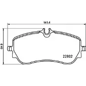 Brembo Remblokset, schijfrem P 85 172