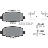 Textar Remblokset 2573401, achter