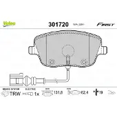 Valeo 301720 Remblokken