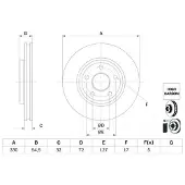 Bosch 0 986 479 G78 Remschijf