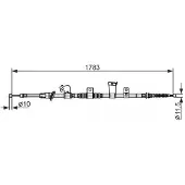 Bosch 1 987 482 571 Handremkabel