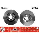 TRW Remschijf DF4339