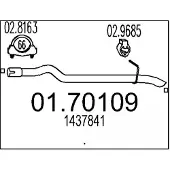 MTS 01.70109 Voorpijp