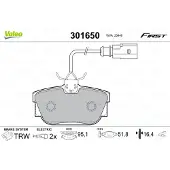 Valeo Remblokkenset, schijfrem 301650
