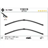 SWF Ruitenwisserset 119319 voor o.a. MAZDA, VOLKSWAGEN