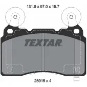Textar Remblokkenset, schijfrem 2591501