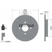 Textar Remschijf 92088403 achter, volledig, 1 Stuk