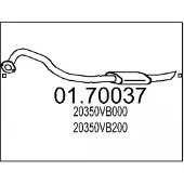 MTS 01.70037 Voorpijp