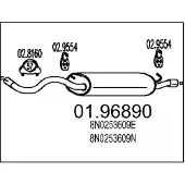 MTS 01.96890 Einddemper