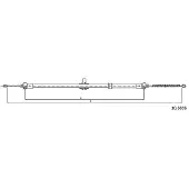 METZGER 10.6896 Handremkabel