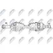 NTY NPW-DW-067 Aandrijfas