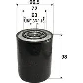 Valeo 586007 Oliefilter
