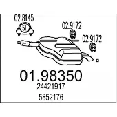 MTS 01.98350 Einddemper