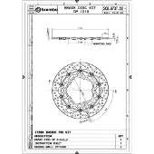 Brembo Remschijven High Performance Xtra Paar, voor, 208973720