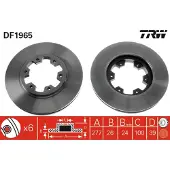 TRW Remschijf DF1965 voorkant, geventileerd, 1 Stuk
