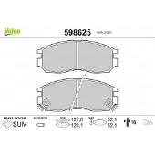 Valeo 598625 Remblokken