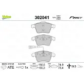 Valeo 302041 Remblokken