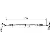 Bosch Kabel, parkeerrem 1 987 482 549