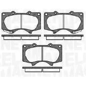 MAGNETI MARELLI Remblokkenset, schijfrem 363916060409