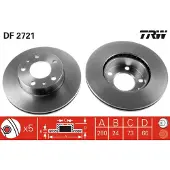 TRW DF2721 Remschijf