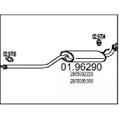 MTS 01.96290 Einddemper