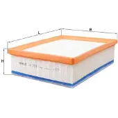 Knecht LX 2031 Luchtfilter