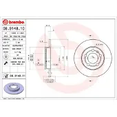 Brembo Remschijf 08.9148.11