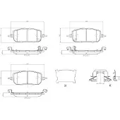 Brembo Remblokset, schijfrem P 49 067