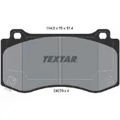 Textar Remblokset 2407501, voor