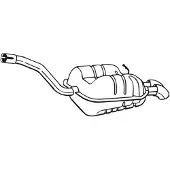 Bosal Geluiddemper achter 233-547