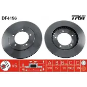 TRW DF4156 Remschijf