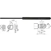 METZGER 2110378 Gasveer motorkap
